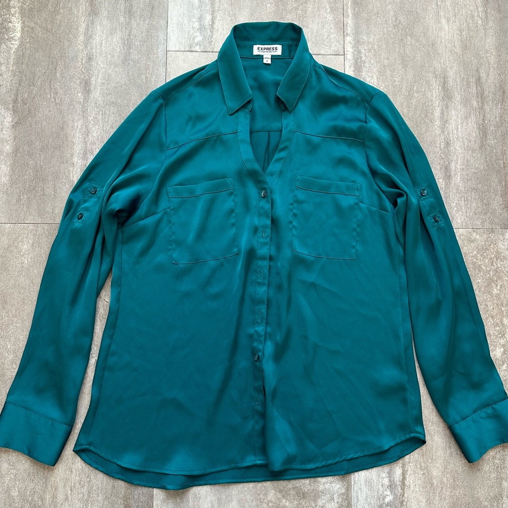 Express Women’s Button Down Shirt | The Portofino Shirt - Size M